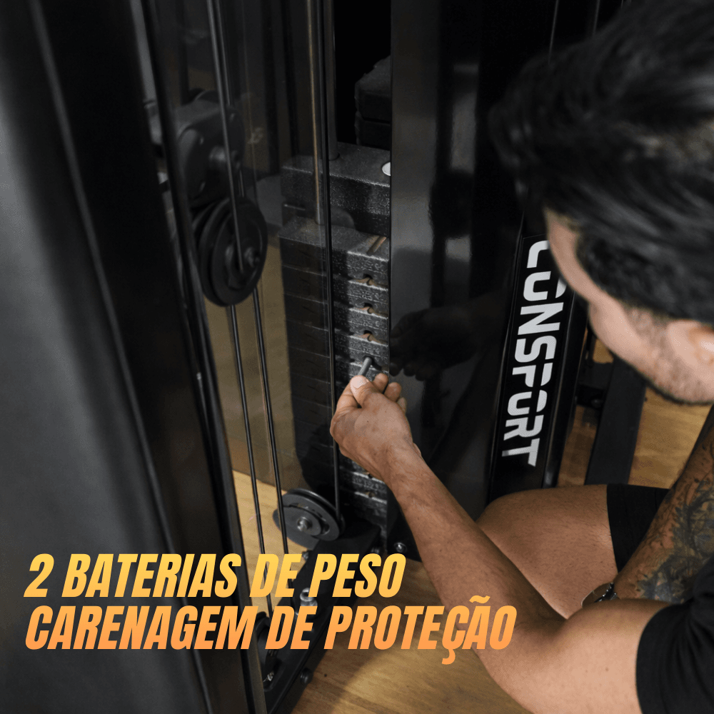 Estação De Musculação Elite Completa Consport