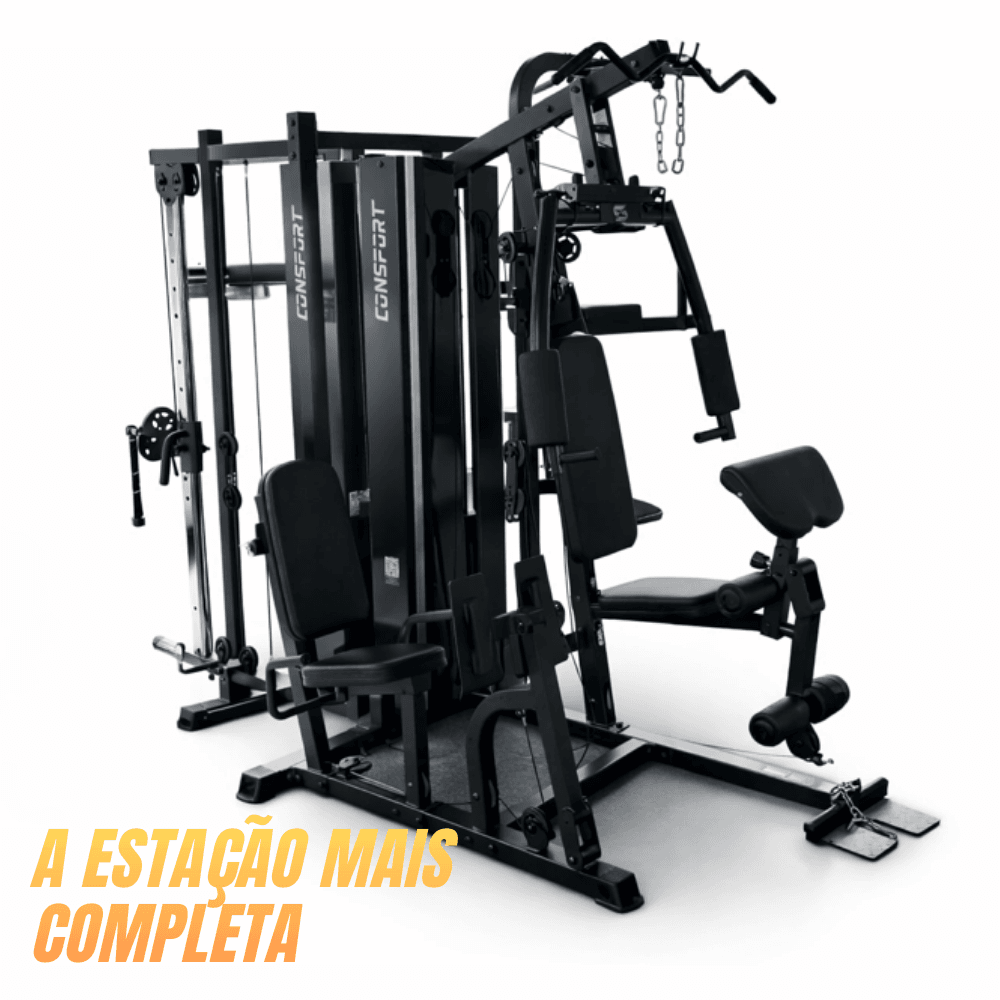 Estação De Musculação Elite Completa Consport