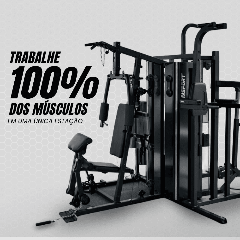 Estação De Musculação Elite Completa Consport