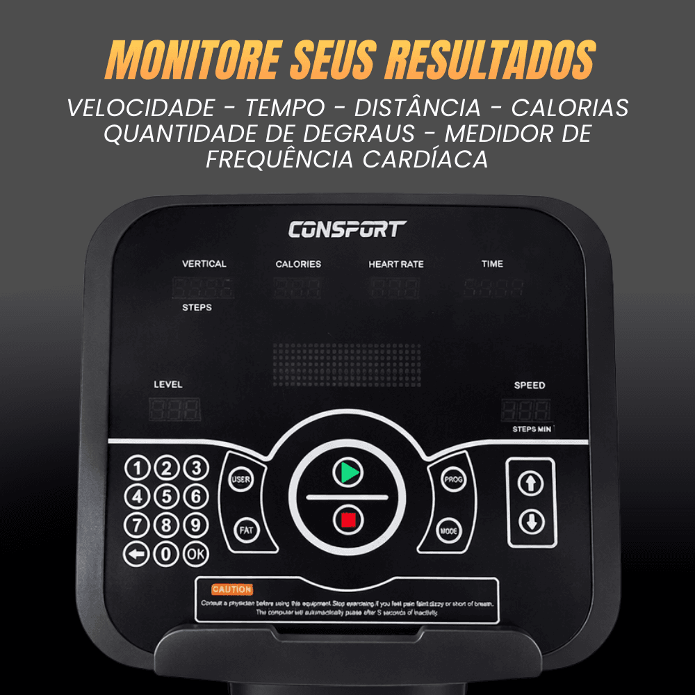 Simulador de Escada Profissional Consport – Cardio Intenso para Academias