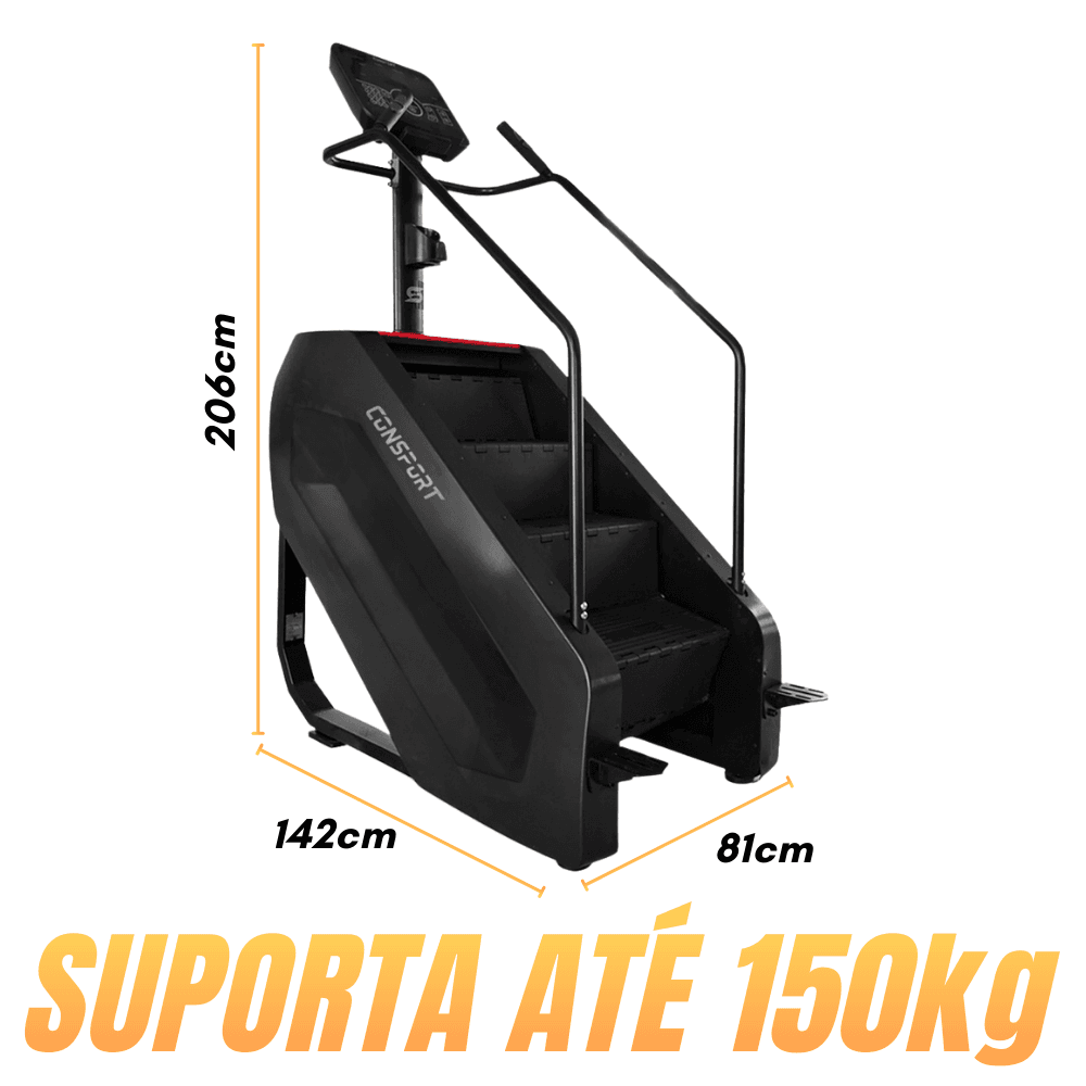 Simulador de Escada Profissional Consport – Cardio Intenso para Academias