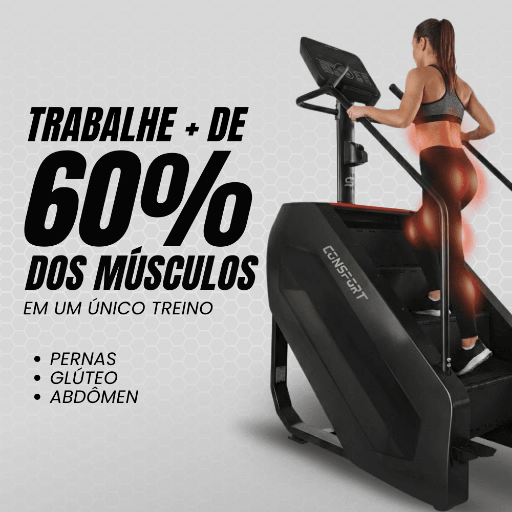 Simulador de Escada Profissional Consport – Cardio Intenso para Academias