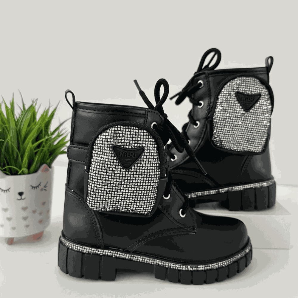 Coturno Preto - PURO GLAMOUR KIDS