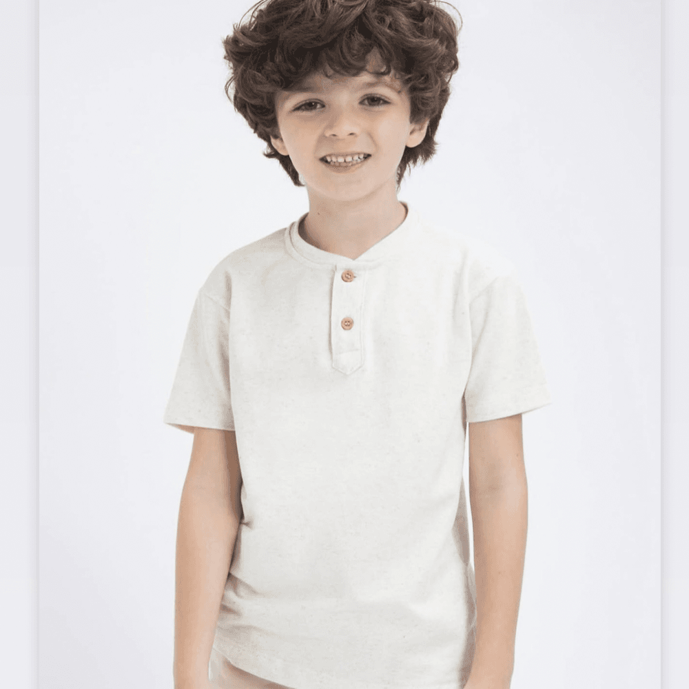 Camisa Natural - PURO GLAMOUR KIDS