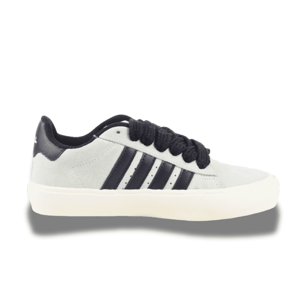 Tênis Randall Lona Camurça SK8 AD - BRANCO/PRETO - Randall