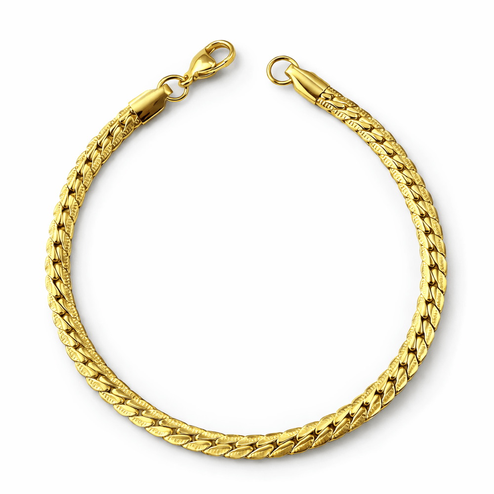 Pulseira Grumet Laminada Fecho Lagosta - 000000000... - RC JOIAS BY RUDI