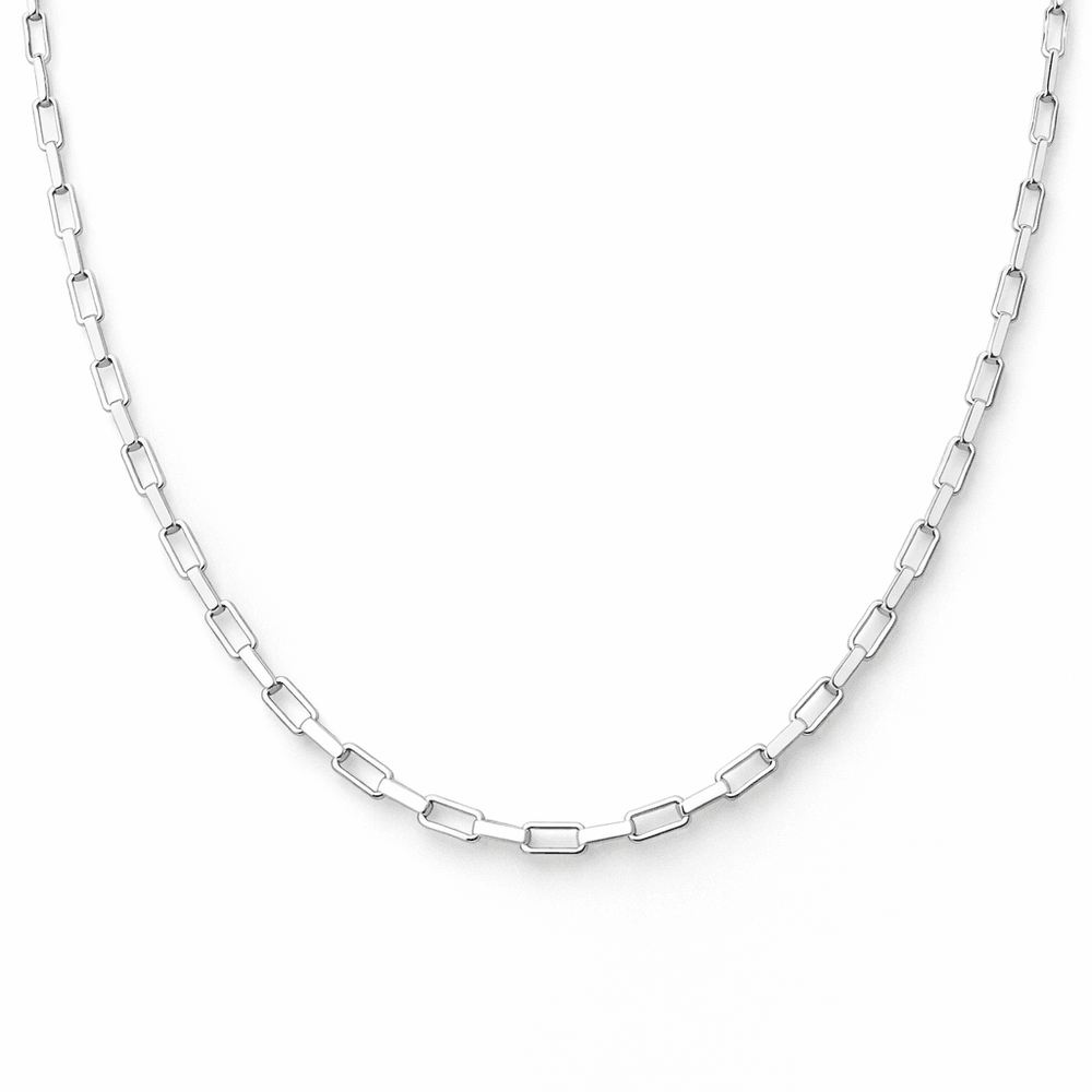 Colar Cartier Chapada 39 Centímetros Banhado a Pra... - RC JOIAS BY RUDI