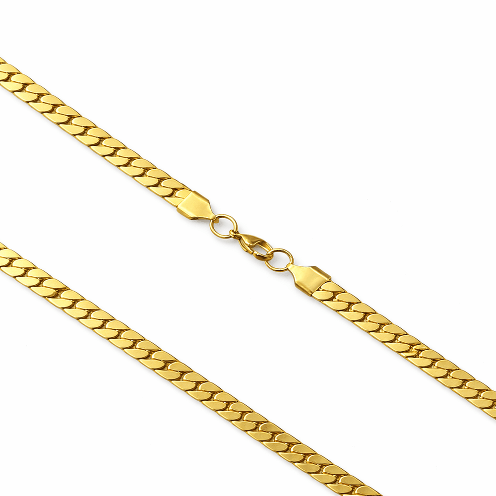 Corrente Grumet Laminada 70/6 Aço Dourado - 00000... - RC JOIAS BY RUDI