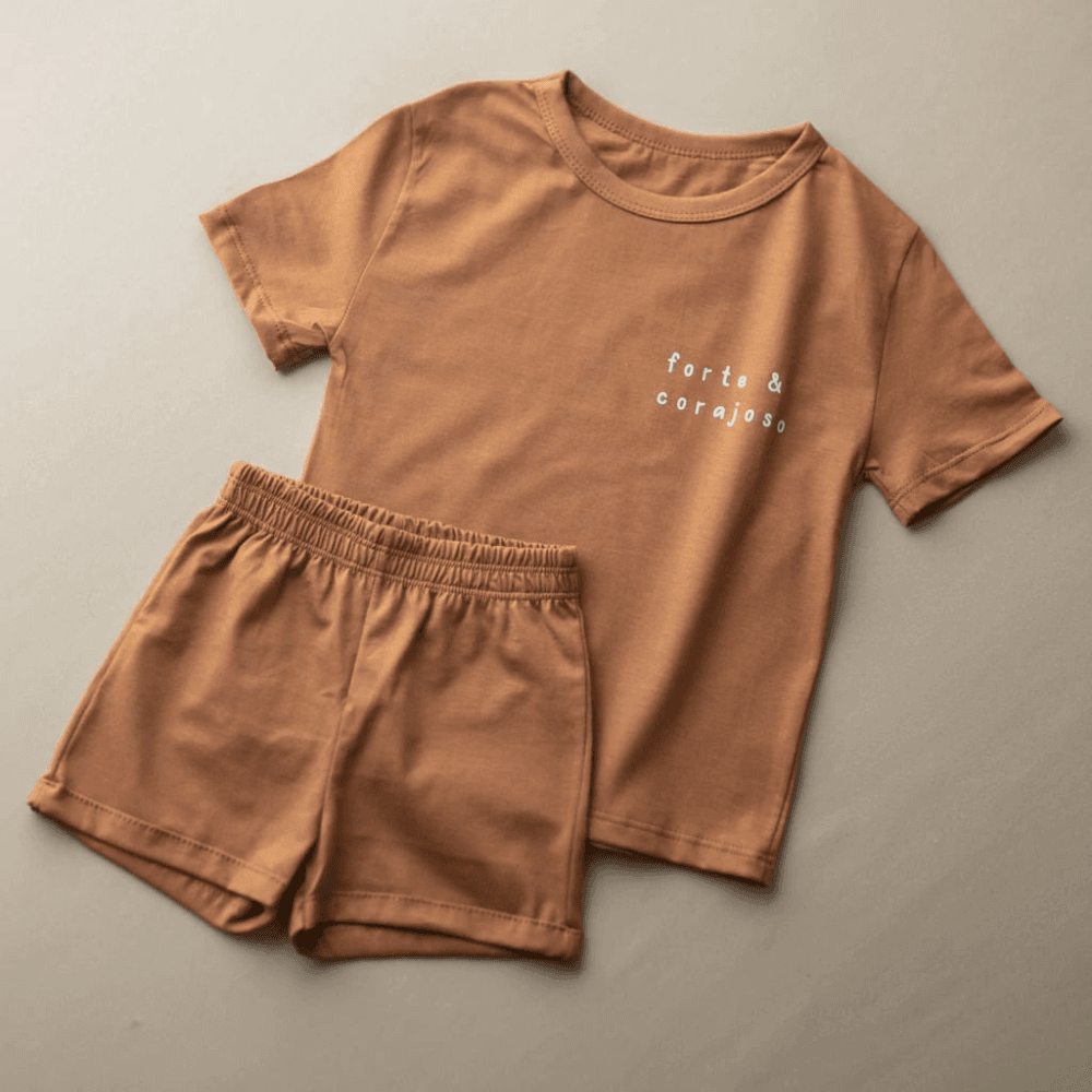 Conjunto Oversized “Forte e Corajoso“ - ROMEO & CATARINA KIDS