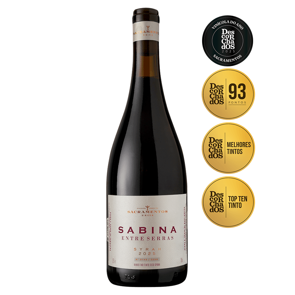 Vinho Sabina Syrah Entre Serras 2025 - Sacramentos Vinifer