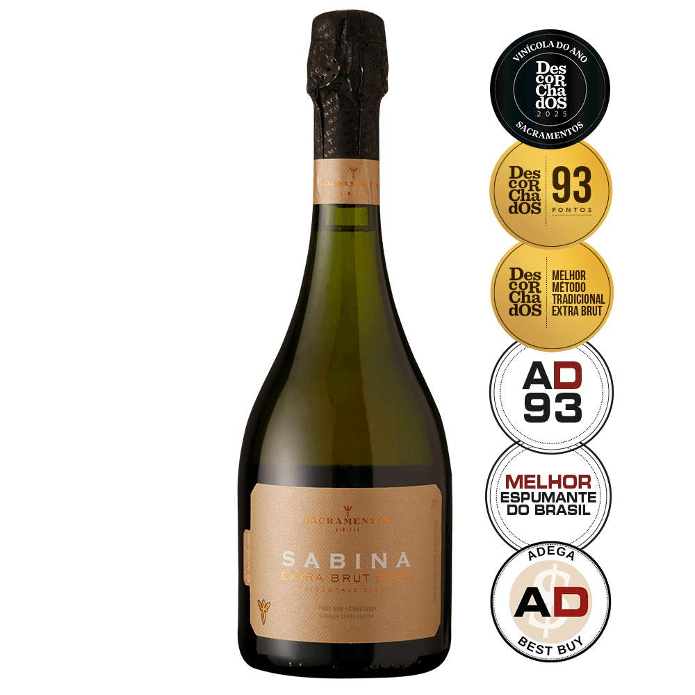 Espumante Sabina Extra Brut Rosé - Sacramentos Vinifer
