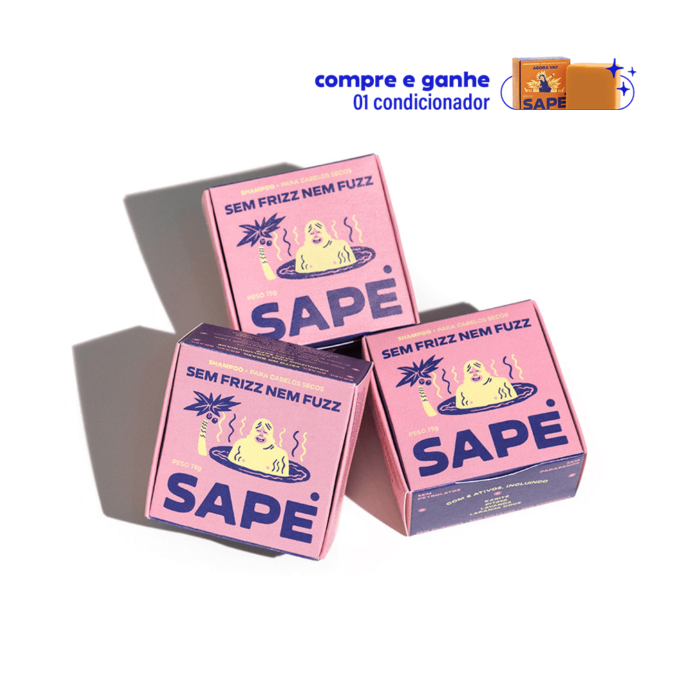 Trio Shampoo Sem Frizz Nem Fuzz