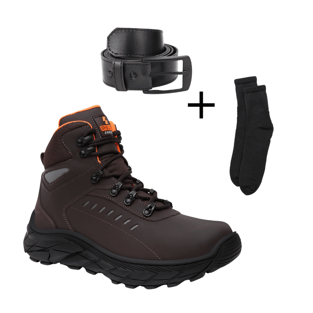 Kit Bota Tracker CA 52083 + Cinto Oregon com Meia... - Shelga Boots