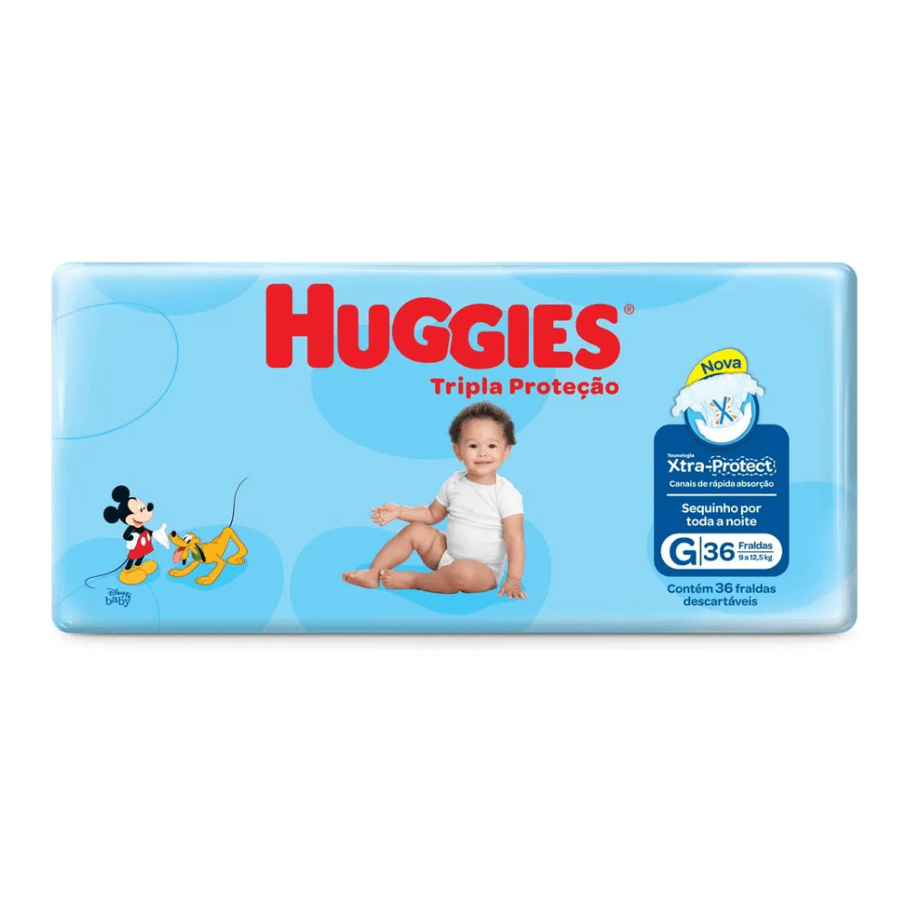 Fralda Huggies Tripla Prote O Com Xtra Protect G Unidades Day Day