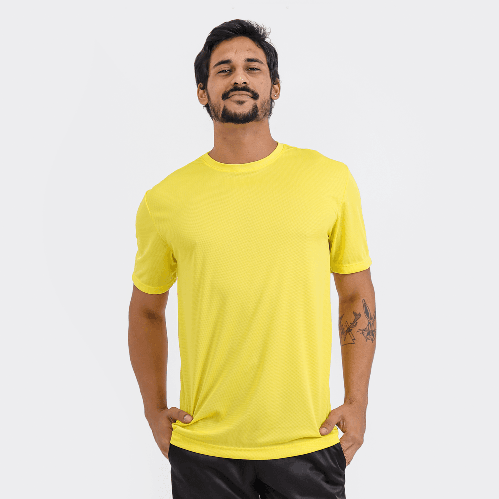 Camiseta Dryfit Masculina - Amarela