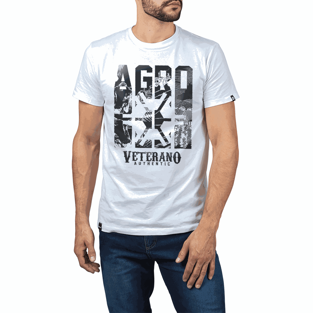Camiseta Veterano Agronomia Branca