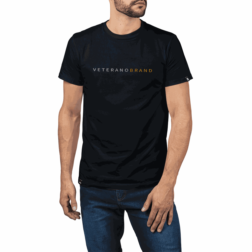 Camiseta Veterano Brand Preto