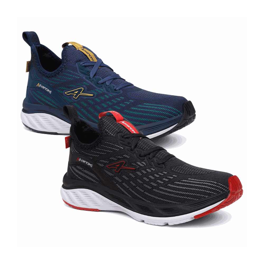 Kit 2 Pares de Tênis Masculino Advanced Running Corrida Caminha Academia - Envio Rápido - Via Livre Boots