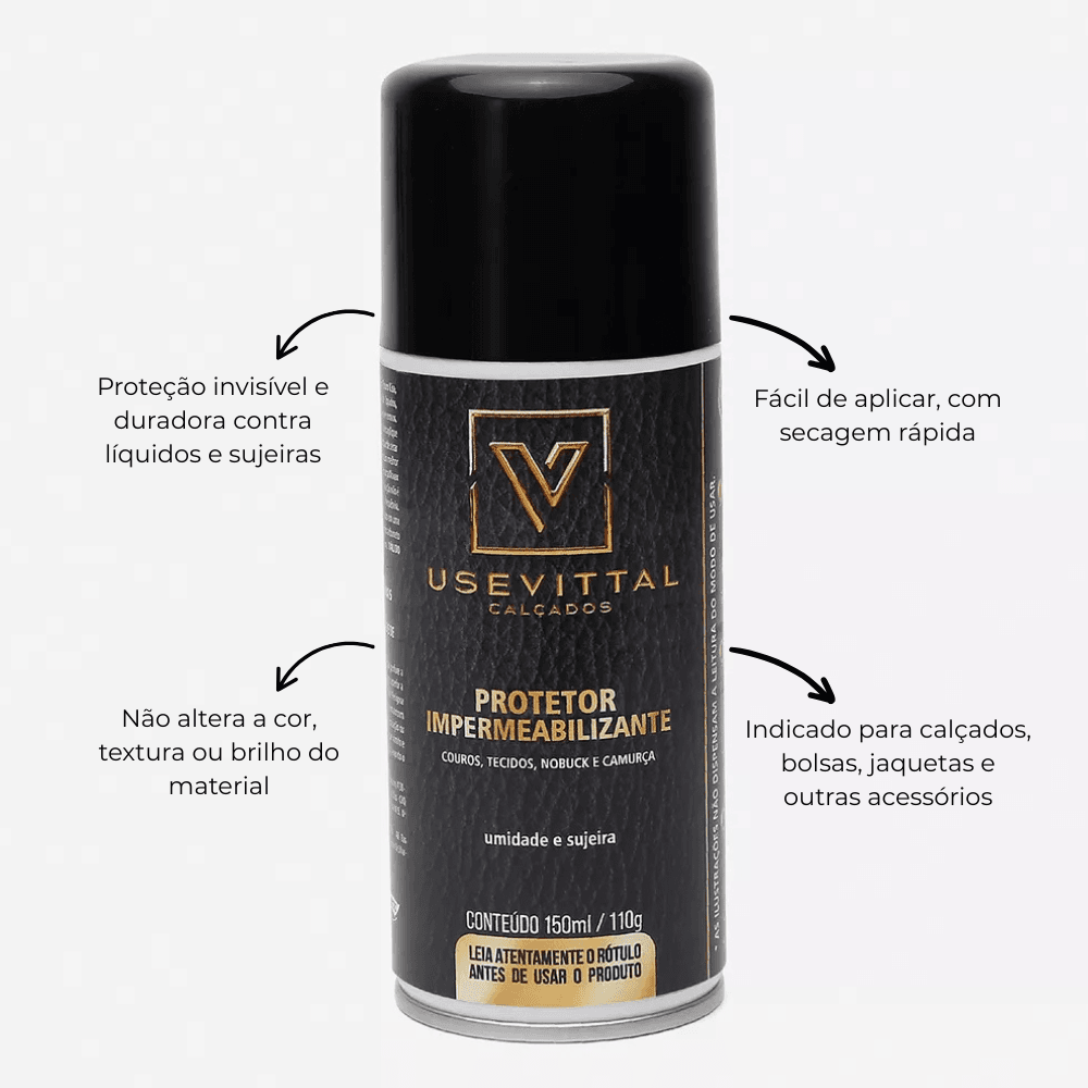 Protetor Impermeabilizante para Couro Vittal 