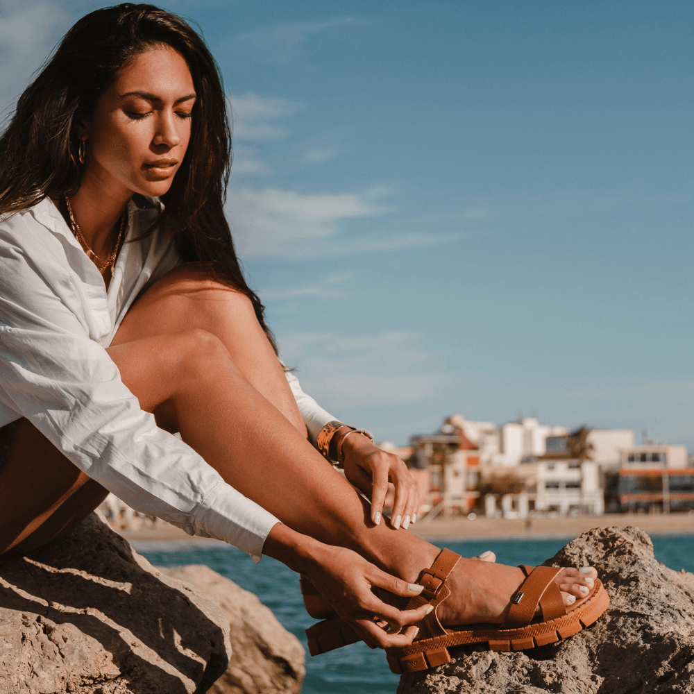 Sandália Feminina Couro Vittal Norah Palmilha Ultra Confort