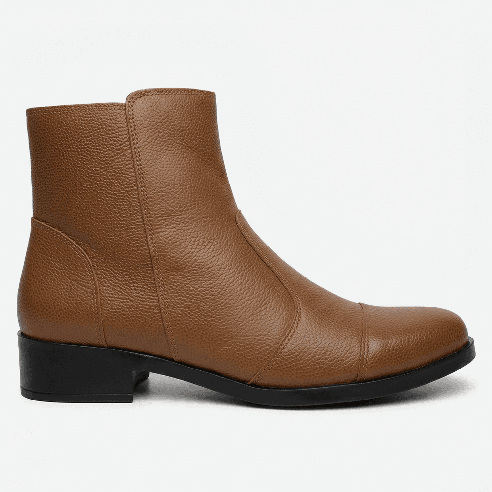 Bota Feminina Vittal Sofia Caramel... - USE VITTAL