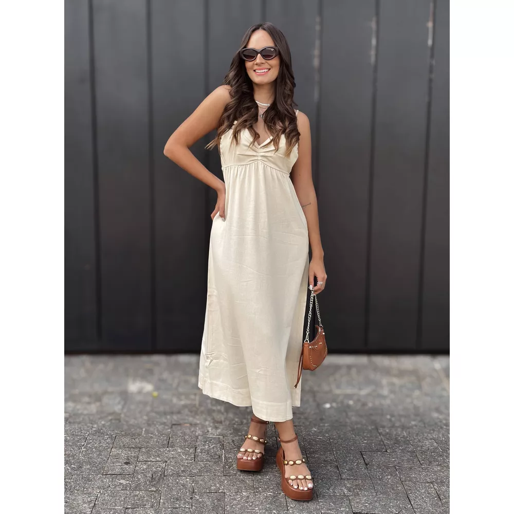Vestido Dress To 2144 Off Polvilho