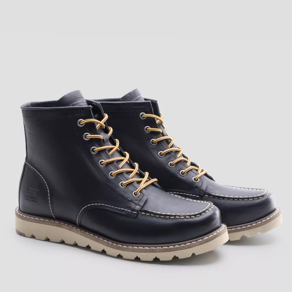【Stk113】Zombie Boots +8cm 26cm Bota Beckman Moc Toe Preto