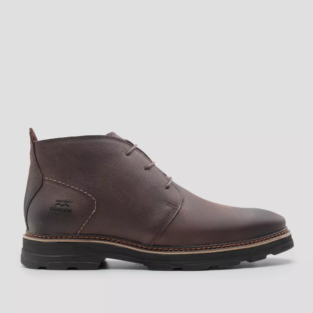 Bota London Double Zip Café