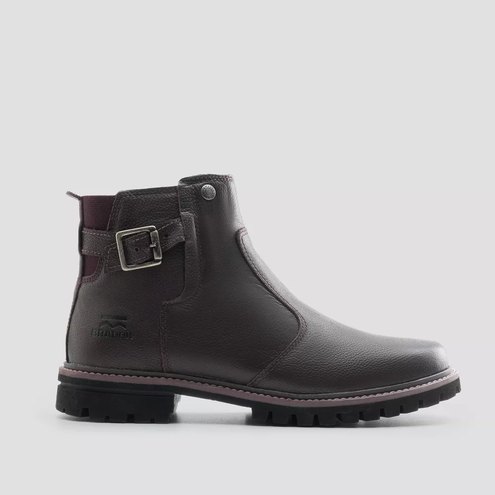 Bota Yuma Lace Zip Conhaque
