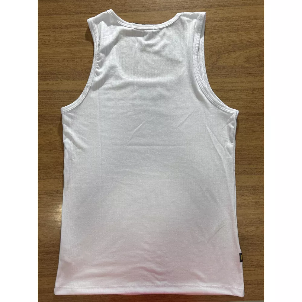 Regata Canelada Americana Gola Quadrada Slim Fit Masculina