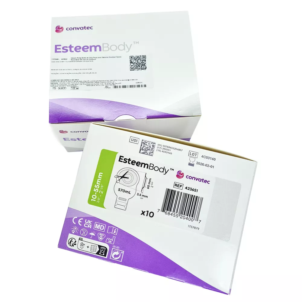Esteem Body Bolsa Colostomia Ileostomia Profundidade 3,5mm G4
