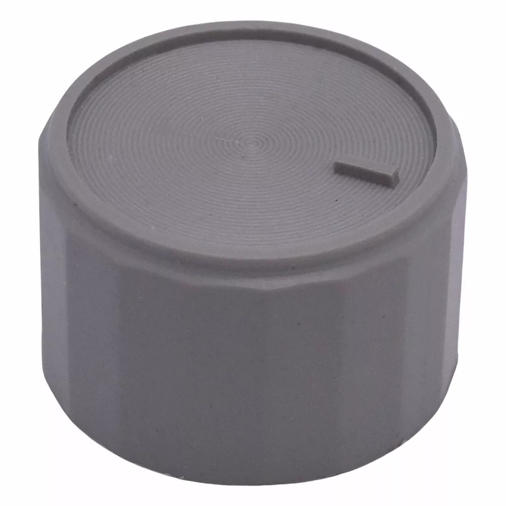 DT-020 - Knob Cinza para Registro Cinza - DENTAL TIBA