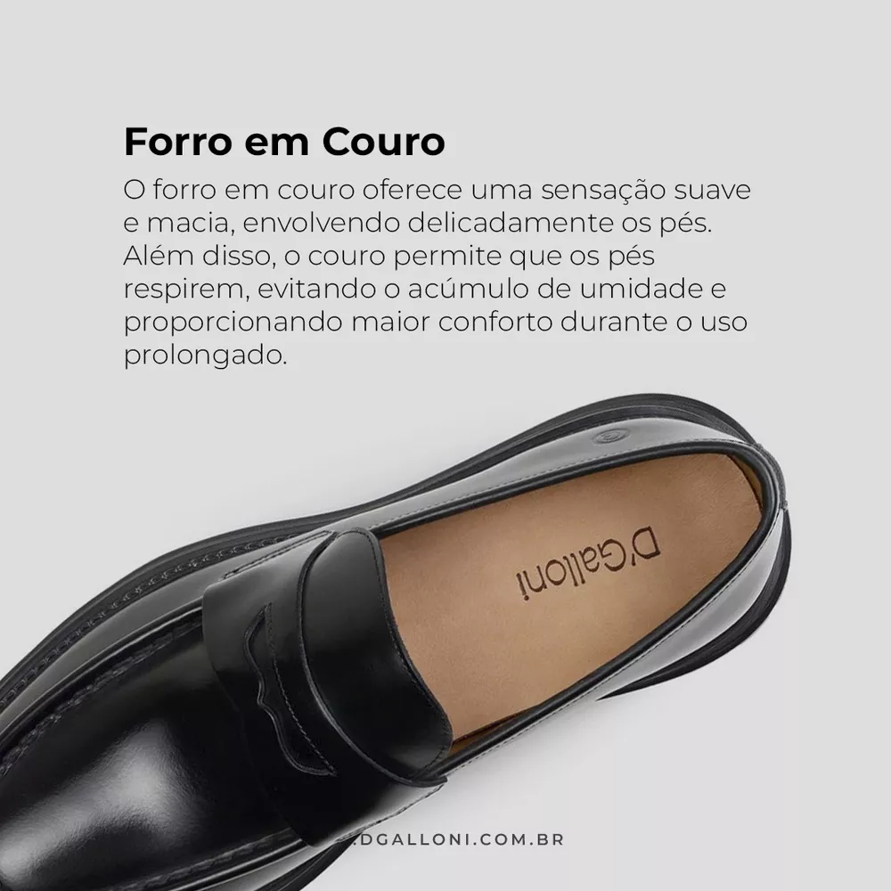 Sapato Casual Loafer Leonel All Black | DGalloni