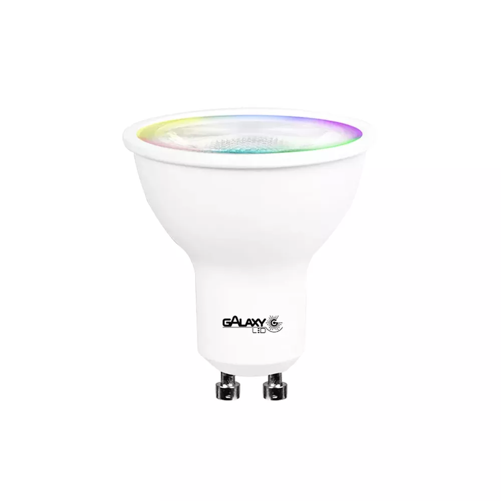 Lampada Led Smart Galaxy wi-fi GU10 4,8 RGB | Eletro Light