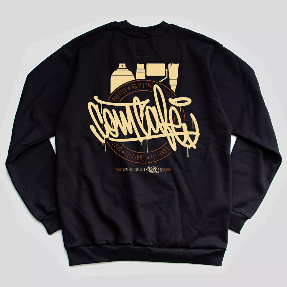 Moletom Careca LABEL - Preto