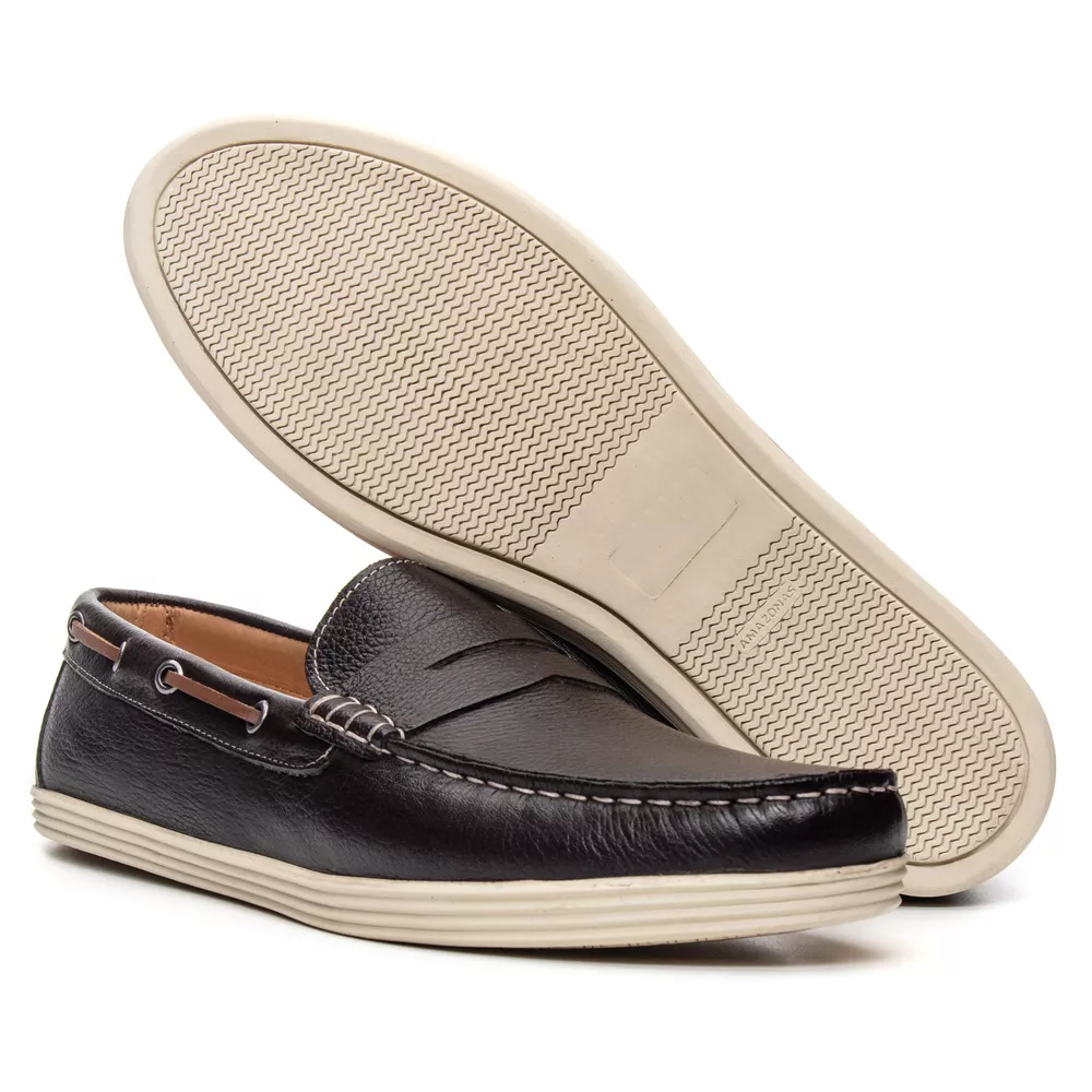 Mocassim Sider Café 2582 | JACOMETTI