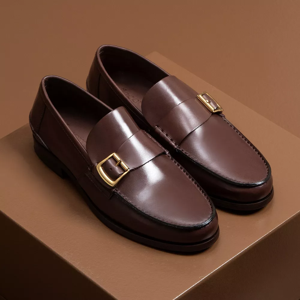 Mocassim Argentino Masculino LF02 Café | JACOMETTI