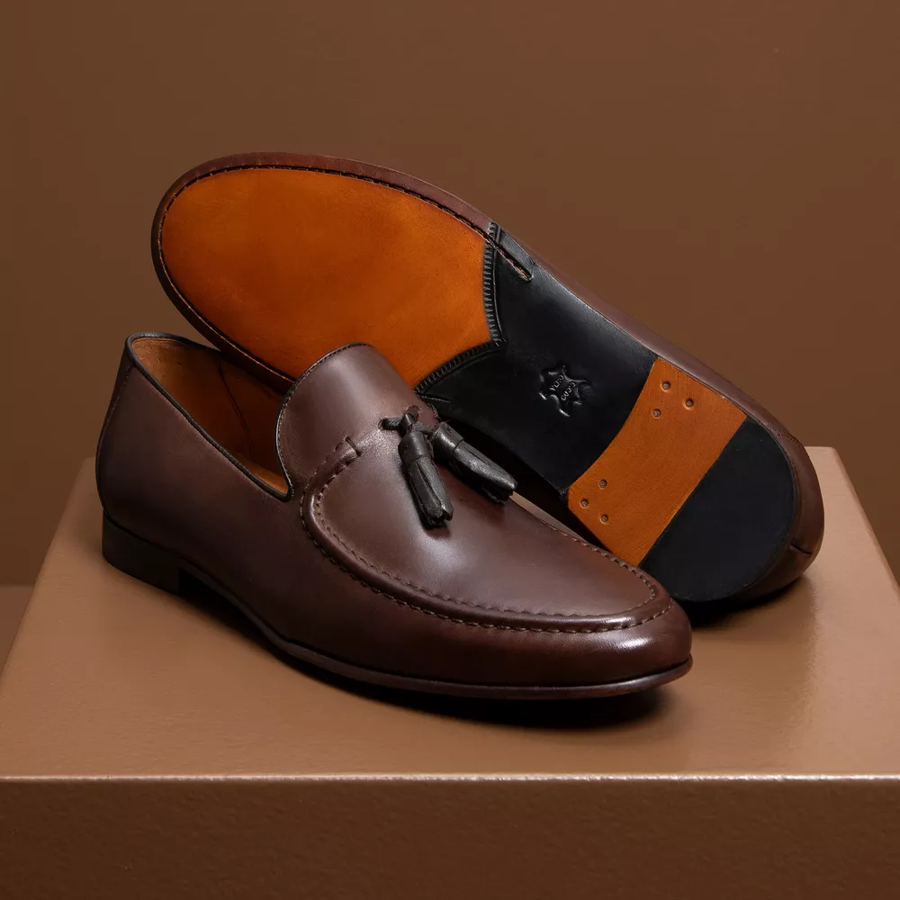 Mocassim Loafer Tassel Napoli Moca | JACOMETTI