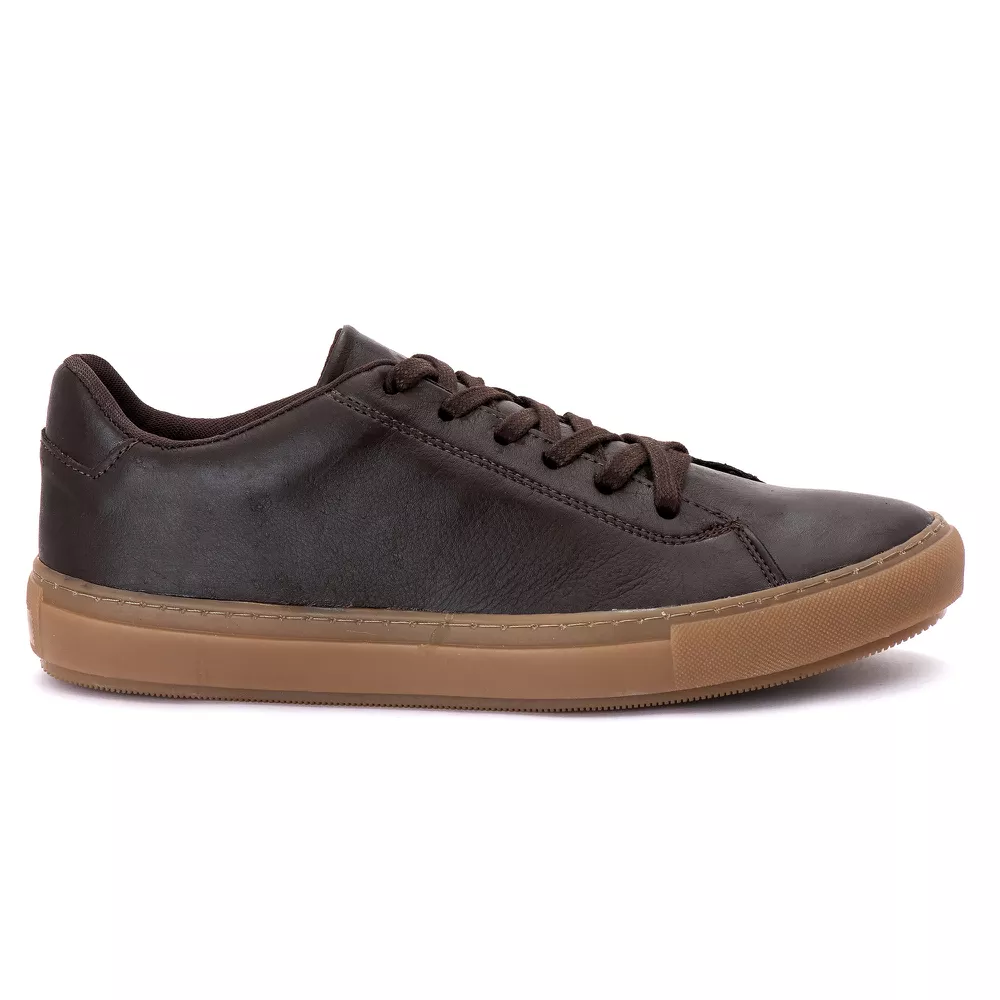 Tenis Quebec Fitch Brown em Couro - Quebec