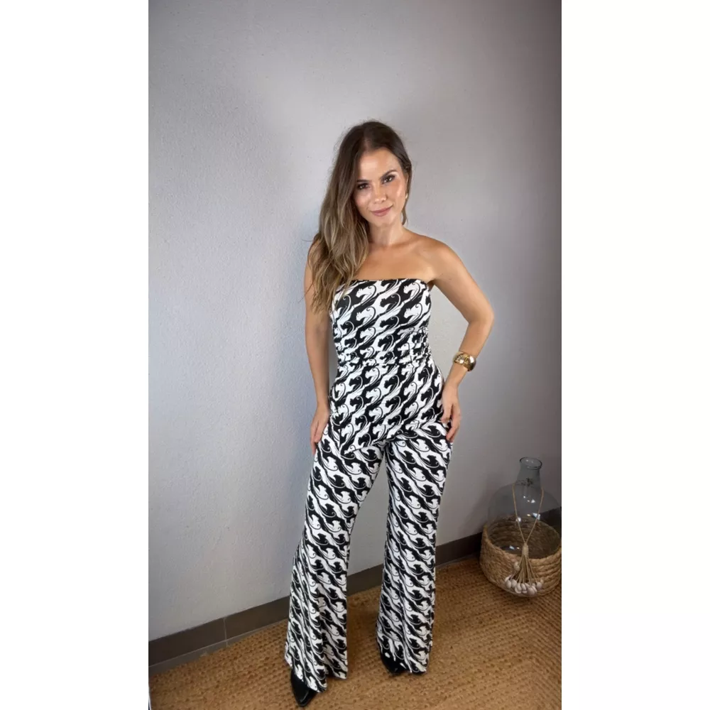 Calça Flare Panteras Estampado