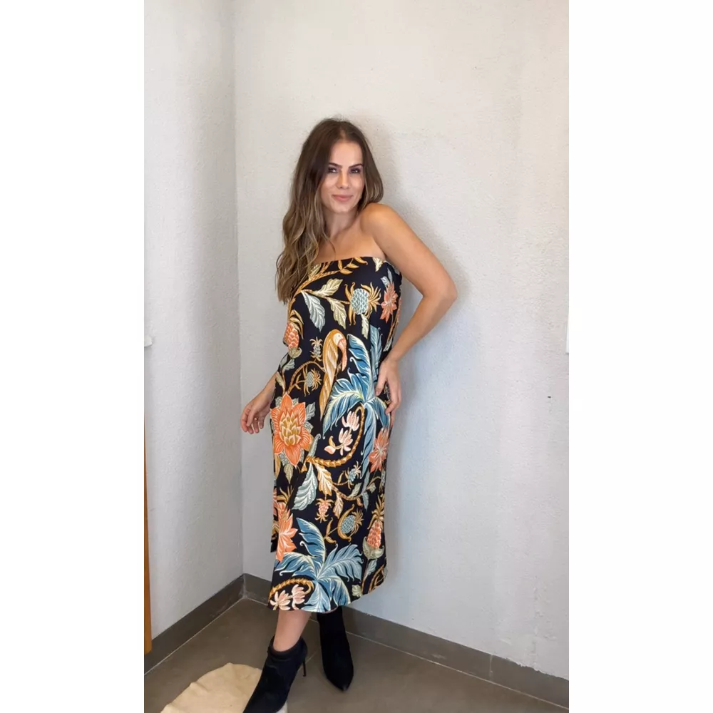 Vestido Saia Amalfi Estampado
