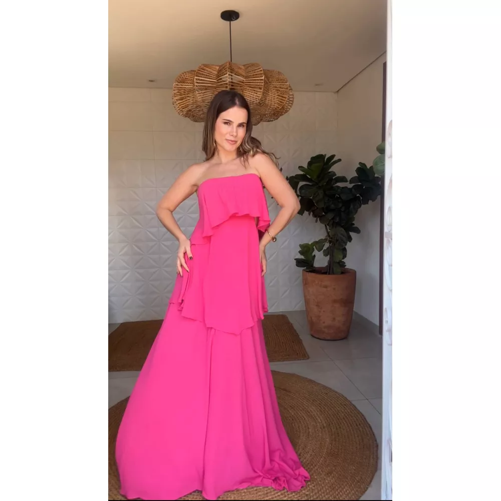 Vestido Tangerina Chiclé Pink