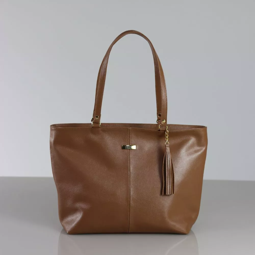 Bolsa Diana Caramelo | Couro Legítimo