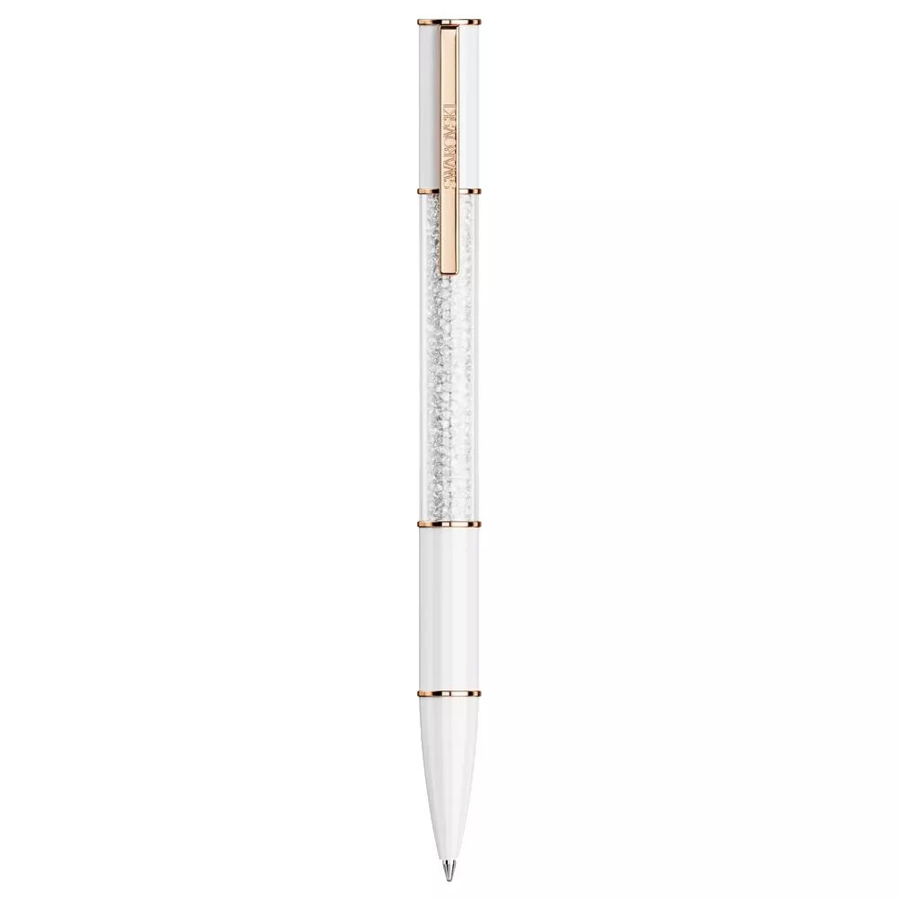 Caneta Swarovski Crystalline Lustre Branca