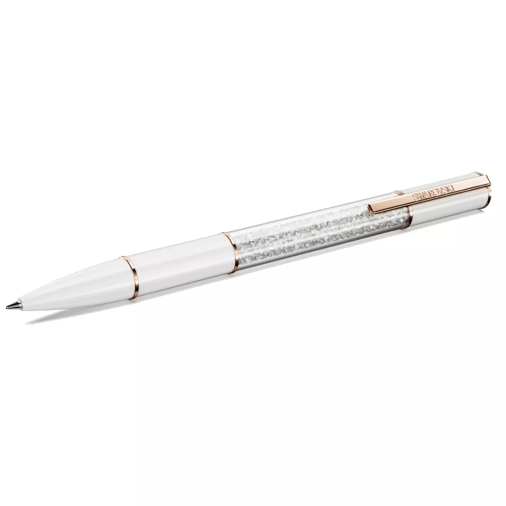 Caneta Swarovski Crystalline Lustre Branca