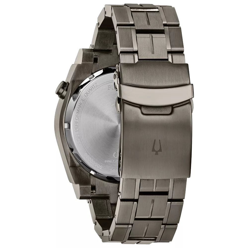 Relógio Bulova Masculino Precisionist Cronógrafo Cinza 98B343