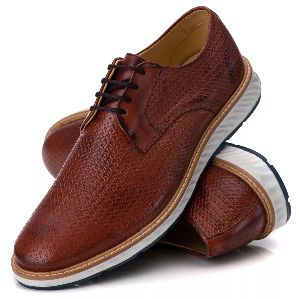 Loafer Elite Couro Premium Trice Havana - Private Label