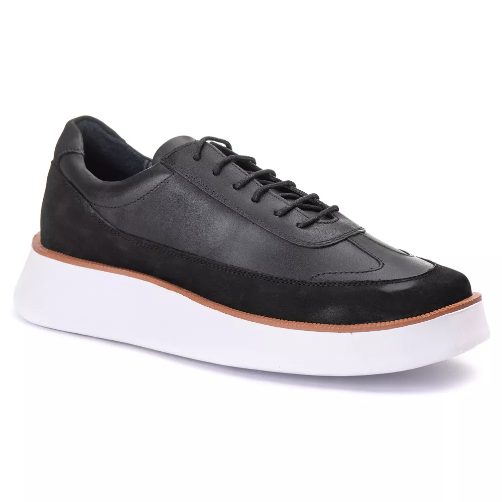 7708 Comfort/Nobuck Preto/Preto Alaska Branco - Private Label