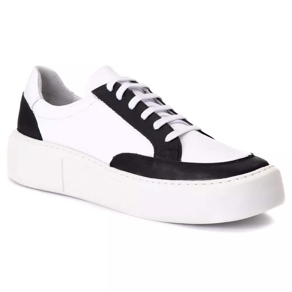 2821 Comfort/Nobuck Branco/Preto Everest Gelo - Private Label