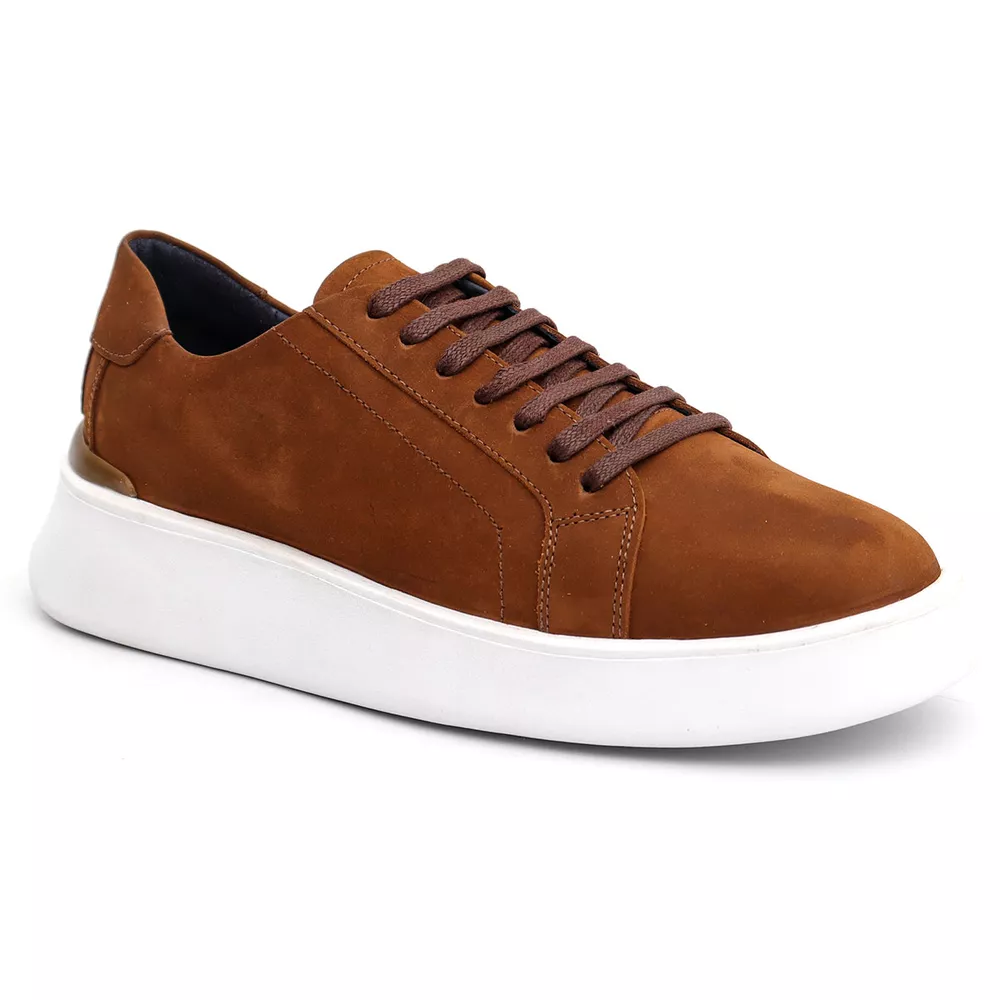 18004 Nobuck Castor Olimpo Branco/Hamber - Private Label